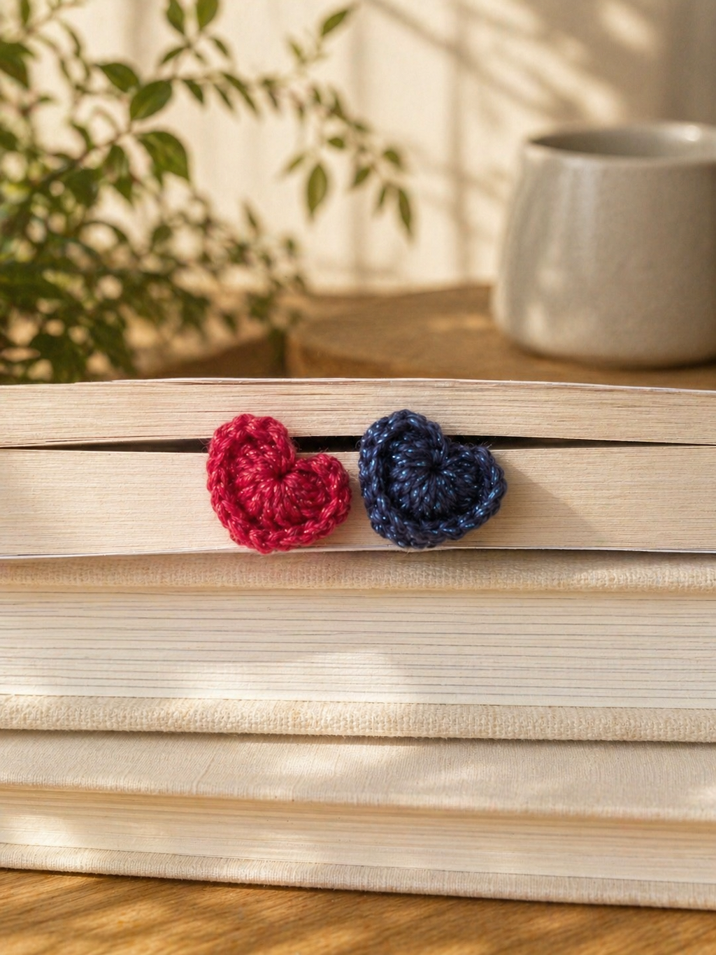 Crochet Bookmarks - Heart