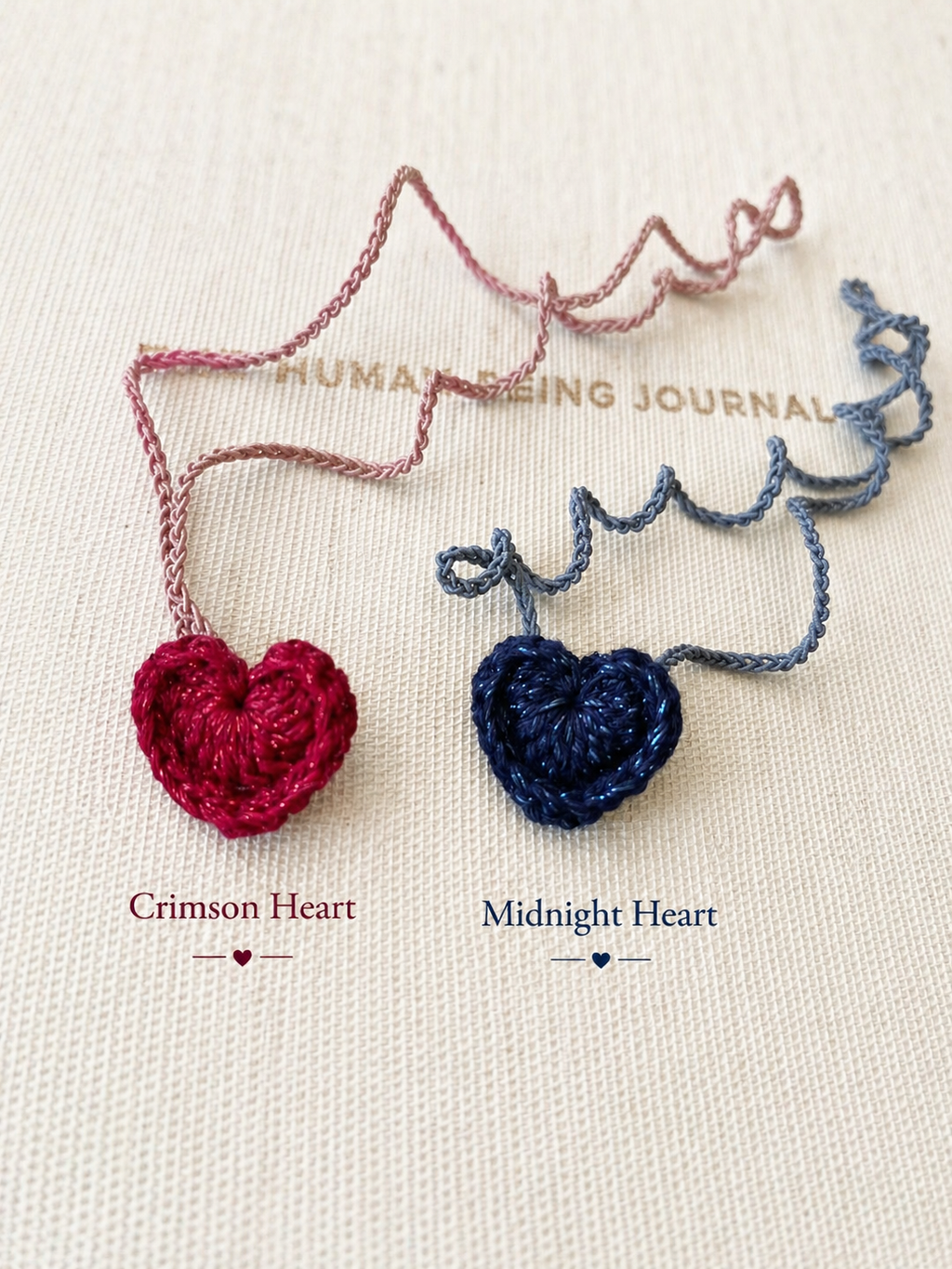 Crochet Bookmarks - Heart