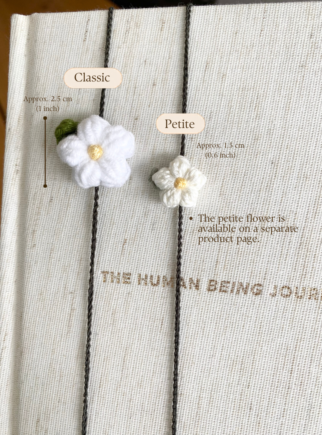Crochet Bookmarks - Classic Flower